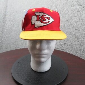 Kansas City Chiefs Vintage NFL Hat Snapback Red Yellow Youth Boys Football #